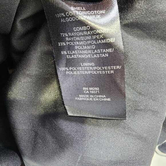 Tibi Variegated Black & Ivory Striped Colorblock Shift Slip Dress Size M - Picture 5 of 8